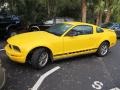 2005 Screaming Yellow Ford Mustang V6 Deluxe Coupe  photo #4