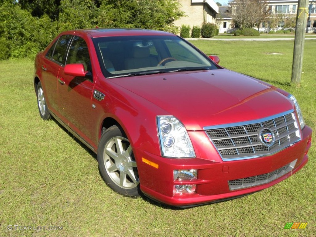 2011 STS V6 Luxury - Crystal Red Tintcoat / Cashmere/Dark Cashmere photo #1