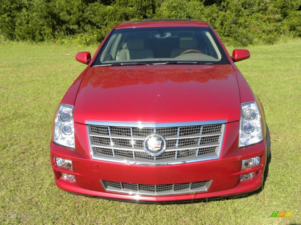 2011 STS V6 Luxury - Crystal Red Tintcoat / Cashmere/Dark Cashmere photo #19