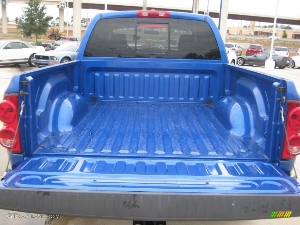 2007 Ram 1500 Big Horn Edition Quad Cab - Electric Blue Pearl / Medium Slate Gray photo #19