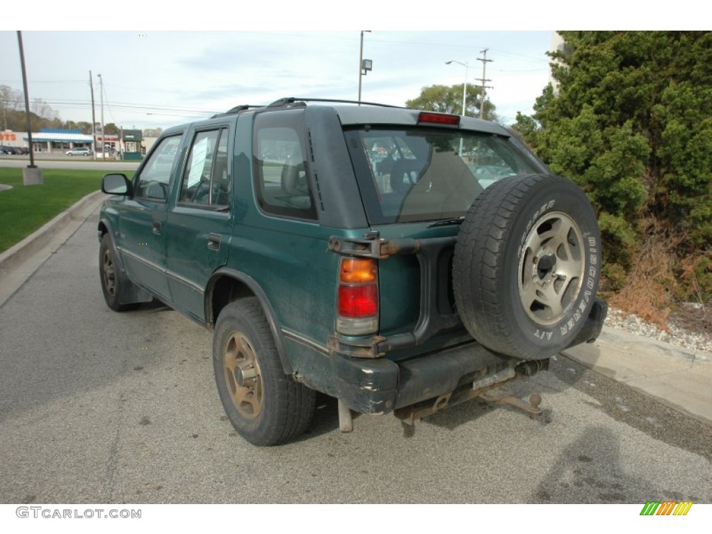 1996 Rodeo S 4x4 - Viridian Green Pearl / Gray photo #6