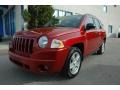 2007 Inferno Red Crystal Pearlcoat Jeep Compass Sport 4x4  photo #3
