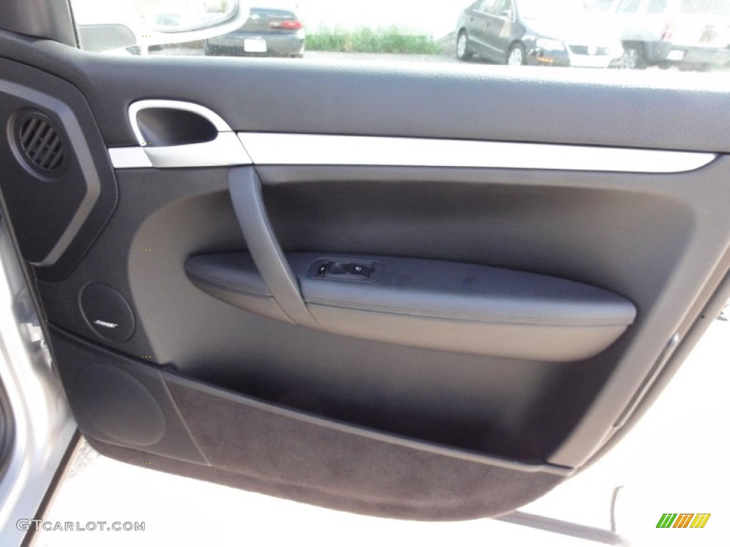 2006 Porsche Cayenne S Black Door Panel Photo #55423914