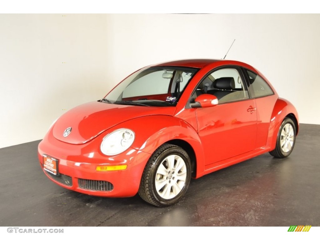 2009 New Beetle 2.5 Coupe - Salsa Red / Black photo #1