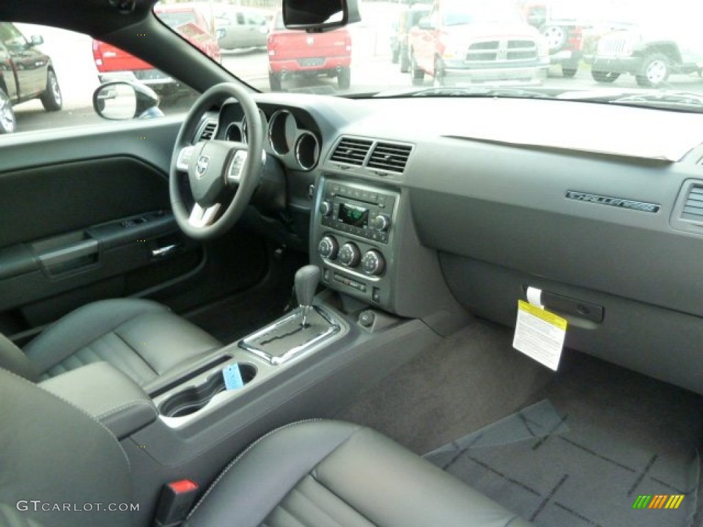 2012 Dodge Challenger R/T Dark Slate Gray Dashboard Photo #55424681