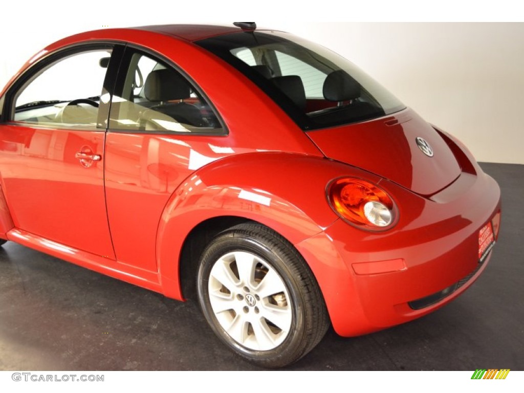 2009 New Beetle 2.5 Coupe - Salsa Red / Black photo #4