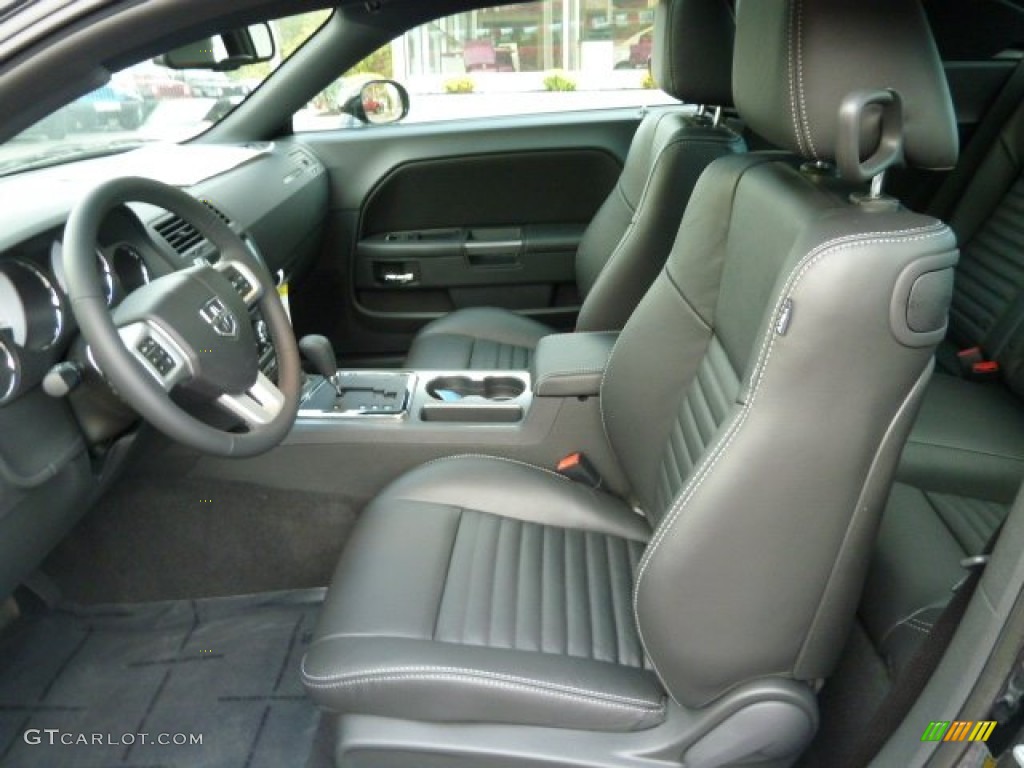Dark Slate Gray Interior 2012 Dodge Challenger R/T Photo #55424708