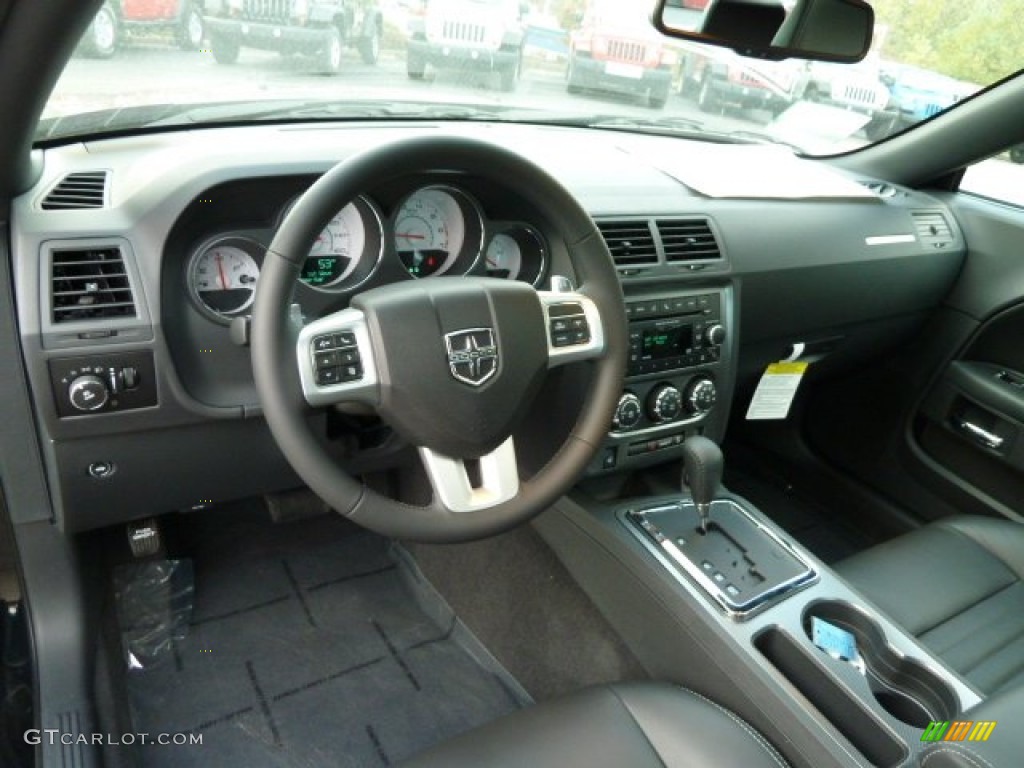 2012 Dodge Challenger R/T Dark Slate Gray Dashboard Photo #55424722