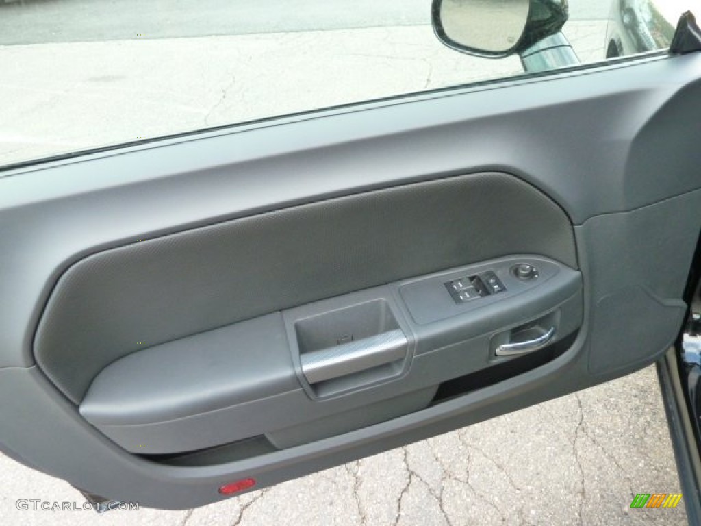 2012 Dodge Challenger R/T Dark Slate Gray Door Panel Photo #55424732