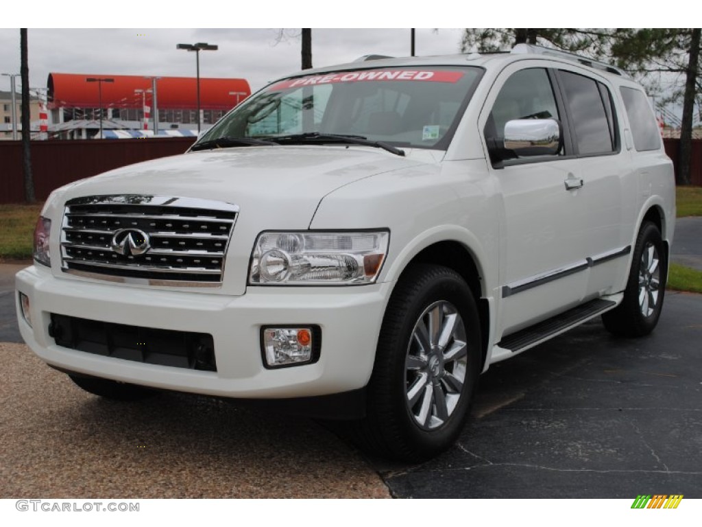 Tuscan White Pearl Infiniti QX