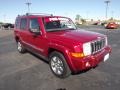 2006 Inferno Red Pearl Jeep Commander Limited 4x4  photo #3