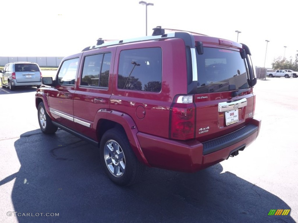 2006 Commander Limited 4x4 - Inferno Red Pearl / Dark Khaki/Light Graystone photo #7