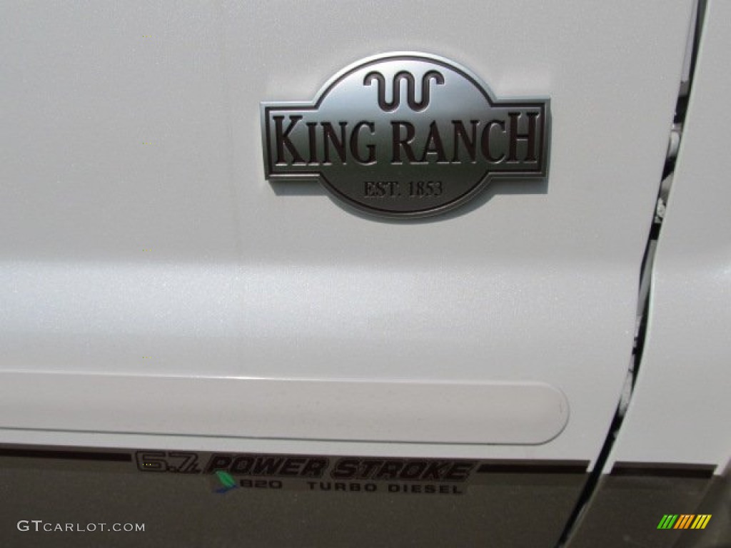 2012 Ford F350 Super Duty King Ranch Crew Cab 4x4 Marks and Logos Photo #55425992