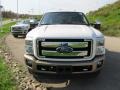 2012 White Platinum Metallic Tri-Coat Ford F350 Super Duty King Ranch Crew Cab 4x4  photo #6