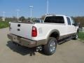 2012 White Platinum Metallic Tri-Coat Ford F350 Super Duty King Ranch Crew Cab 4x4  photo #12