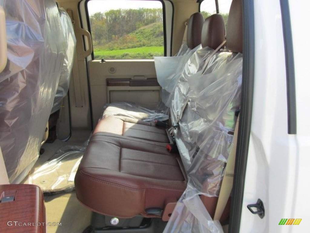 Chaparral Leather Interior 2012 Ford F350 Super Duty King Ranch Crew Cab 4x4 Photo #55426089