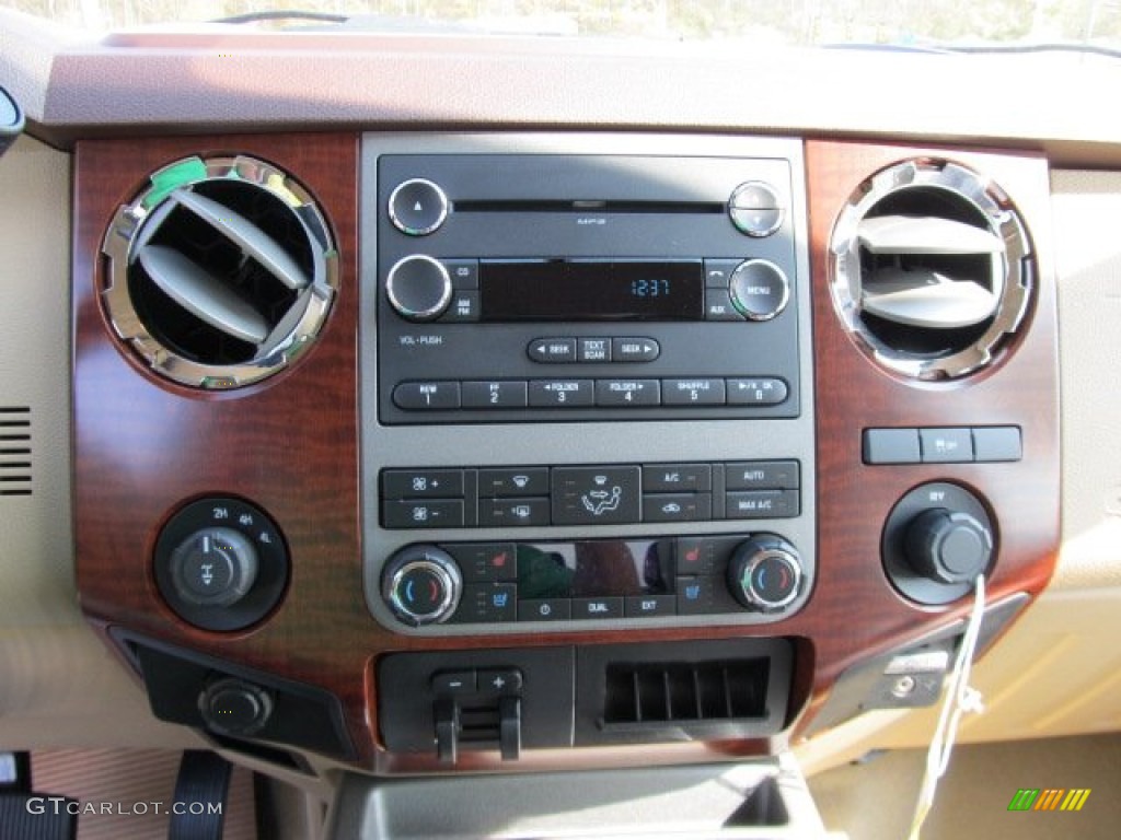 2012 Ford F350 Super Duty King Ranch Crew Cab 4x4 Controls Photo #55426140