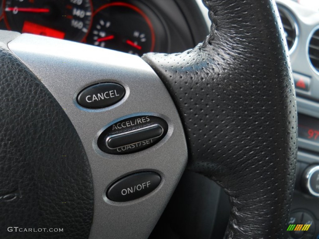 2009 Altima 2.5 S - Super Black / Charcoal photo #10