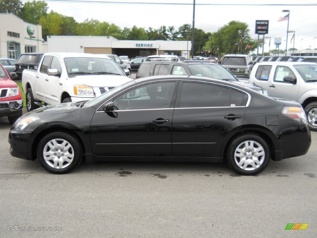 2009 Altima 2.5 S - Super Black / Charcoal photo #13