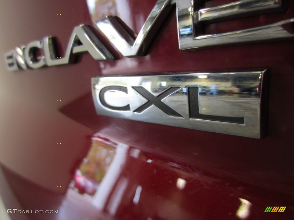 2011 Enclave CXL AWD - Red Jewel Tintcoat / Titanium/Dark Titanium photo #16