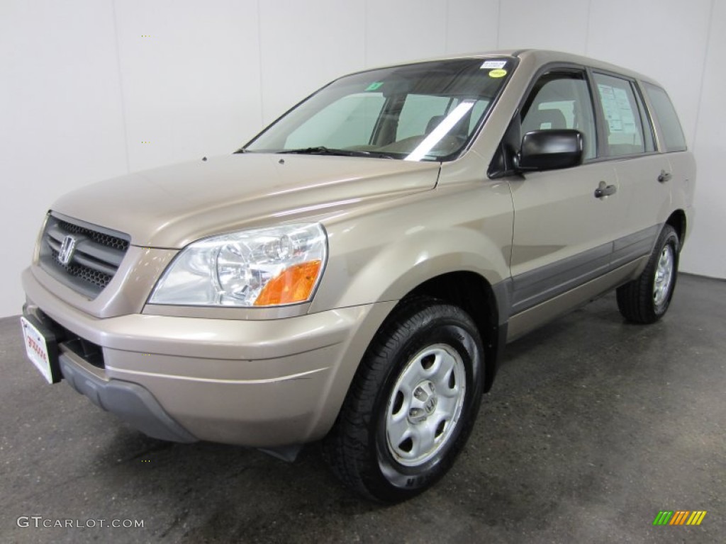 Sandstone Metallic 2004 Honda Pilot LX 4WD Exterior Photo #55426515
