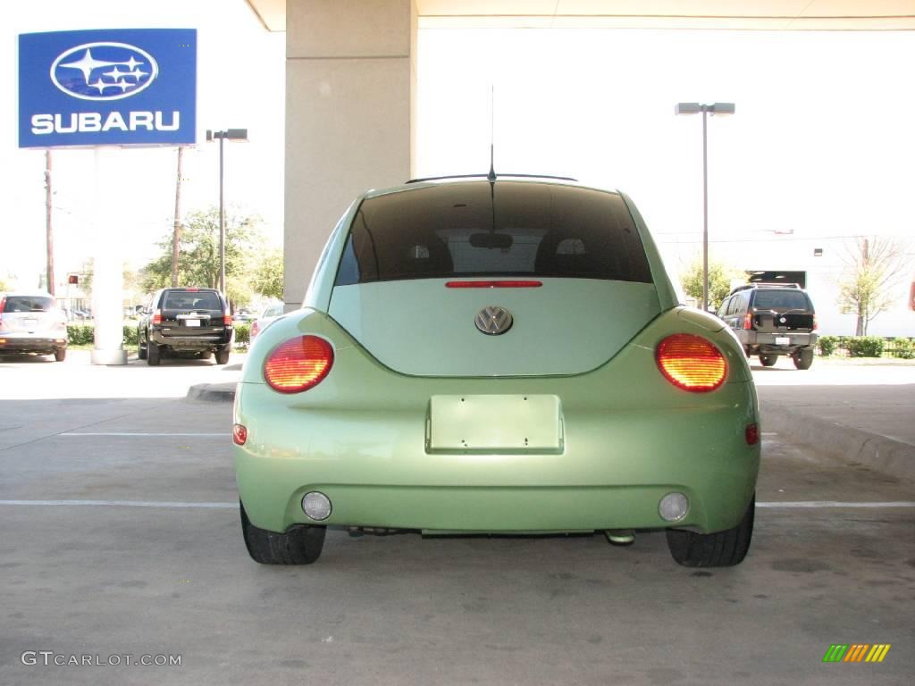 2000 New Beetle GLS TDI Coupe - Green / Cream photo #6