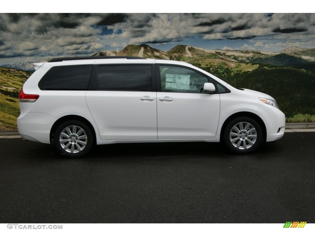 Super White 2012 Toyota Sienna XLE AWD Exterior Photo #55427855