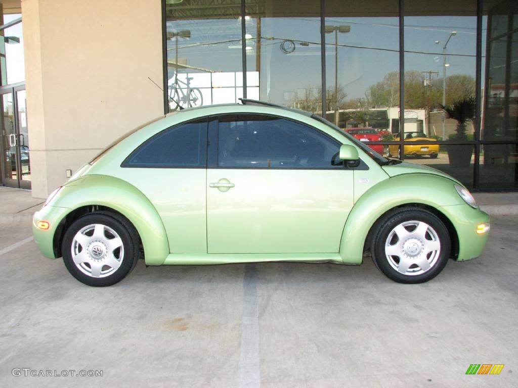 2000 New Beetle GLS TDI Coupe - Green / Cream photo #8