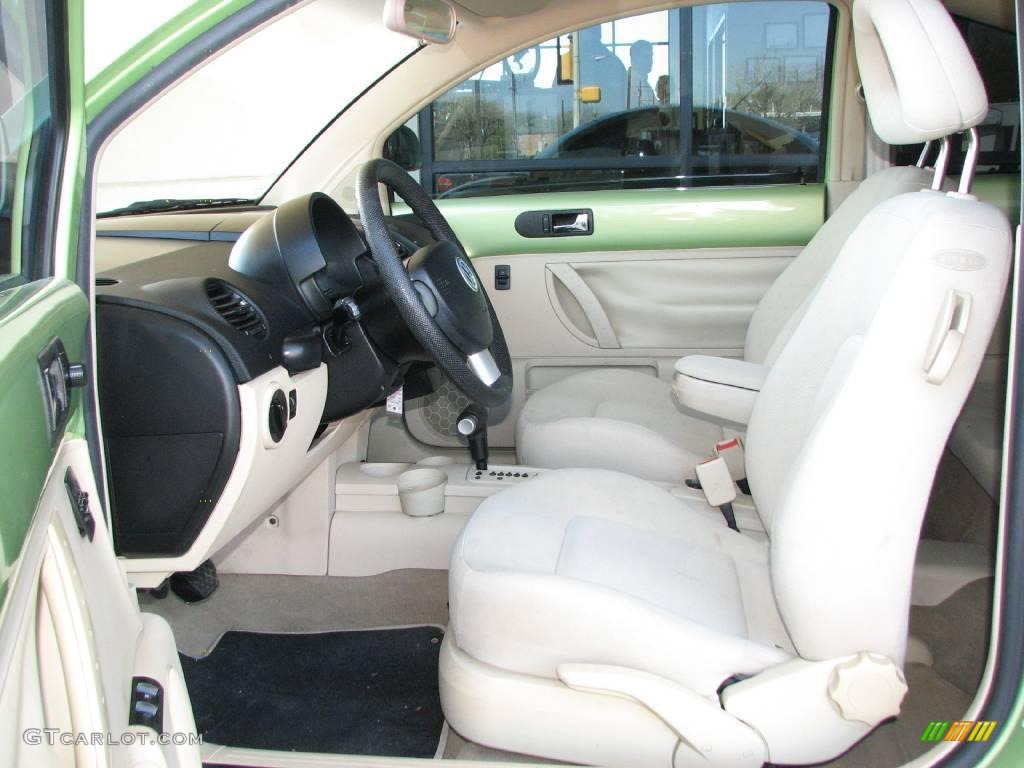2000 New Beetle GLS TDI Coupe - Green / Cream photo #9