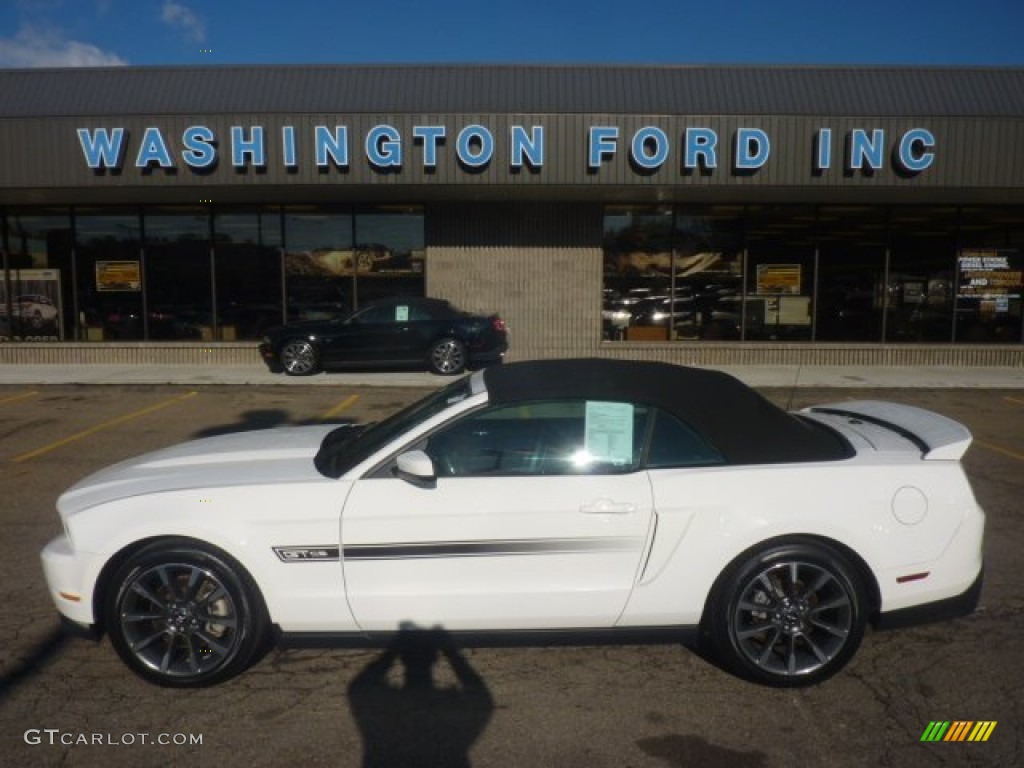 2011 Mustang GT/CS California Special Convertible - Performance White / CS Charcoal Black/Carbon photo #1