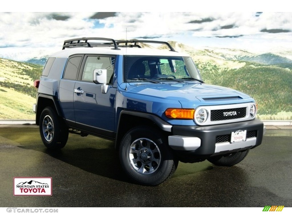 Cavalry Blue Toyota FJ Cruiser