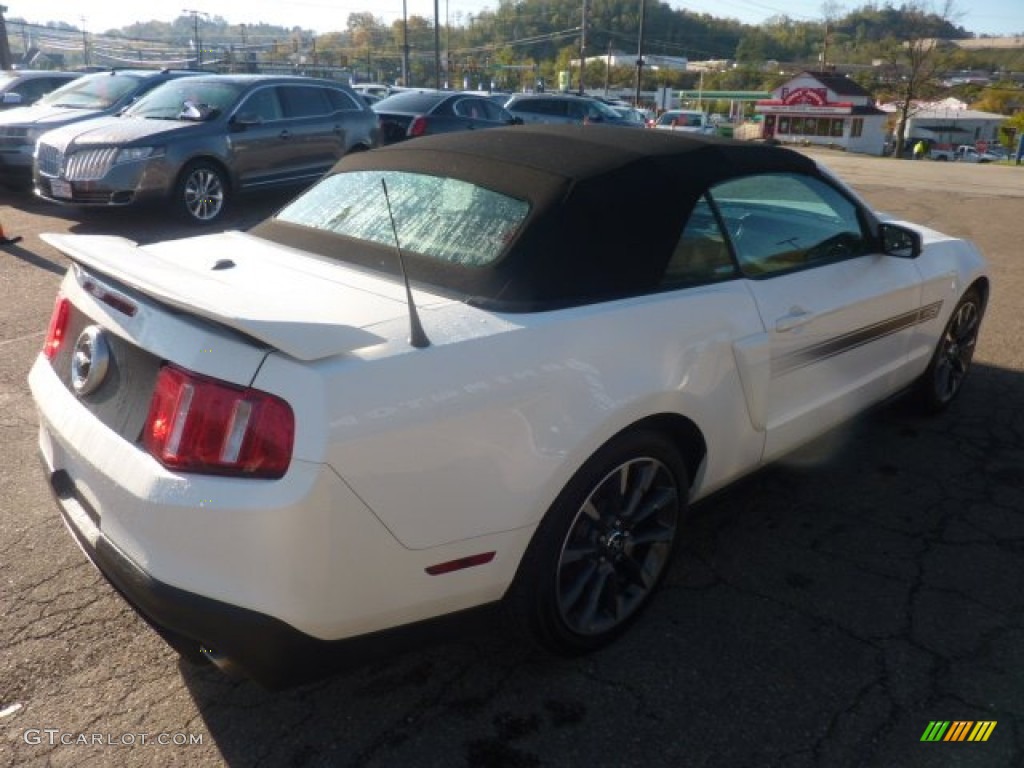 2011 Mustang GT/CS California Special Convertible - Performance White / CS Charcoal Black/Carbon photo #4