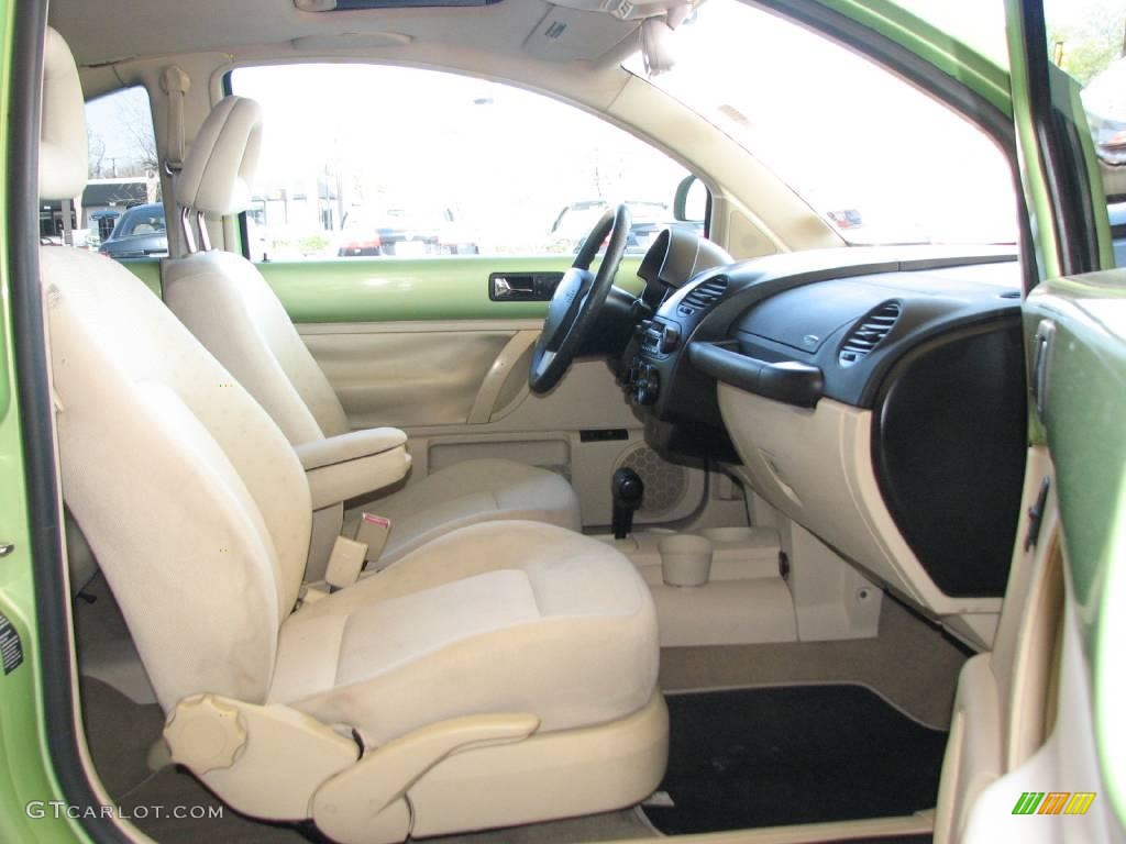 2000 New Beetle GLS TDI Coupe - Green / Cream photo #10