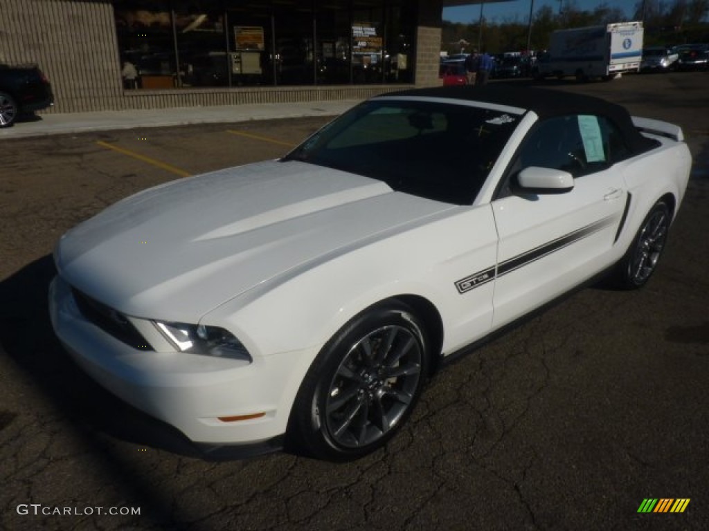 2011 Mustang GT/CS California Special Convertible - Performance White / CS Charcoal Black/Carbon photo #8