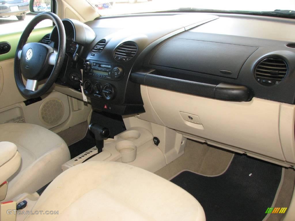 2000 New Beetle GLS TDI Coupe - Green / Cream photo #13