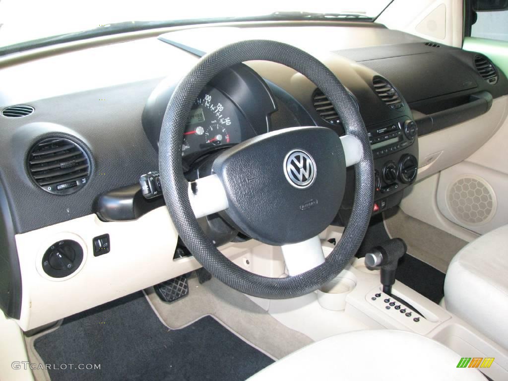 2000 New Beetle GLS TDI Coupe - Green / Cream photo #14