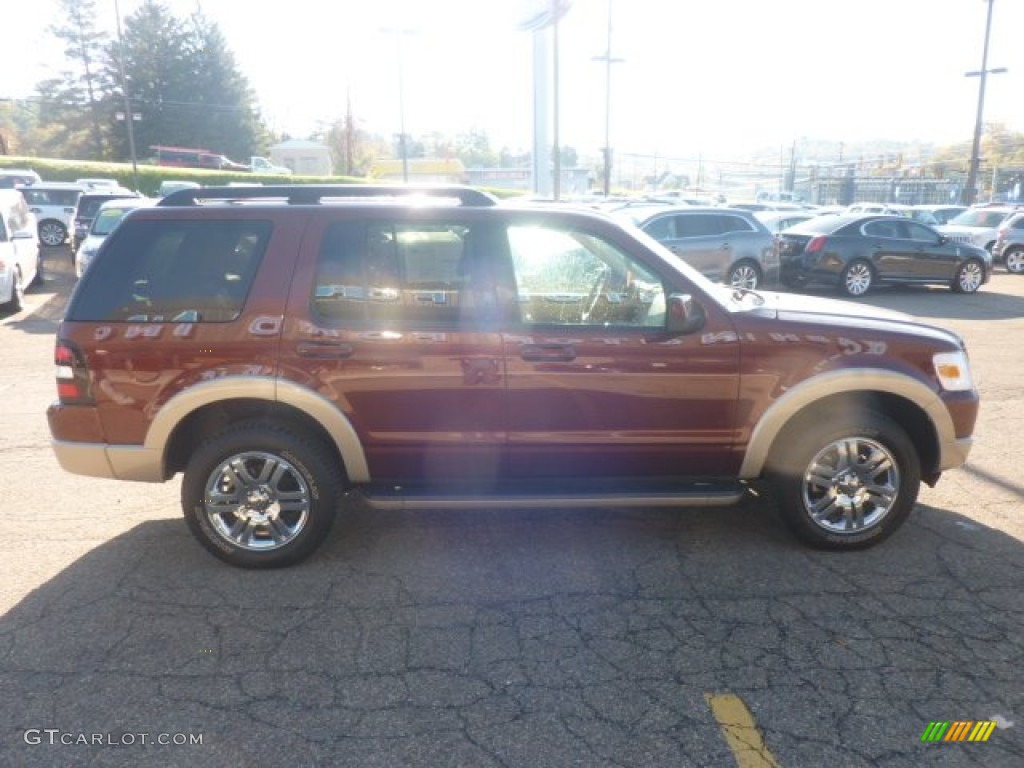 2010 Explorer Eddie Bauer 4x4 - Dark Copper Metallic / Camel photo #5