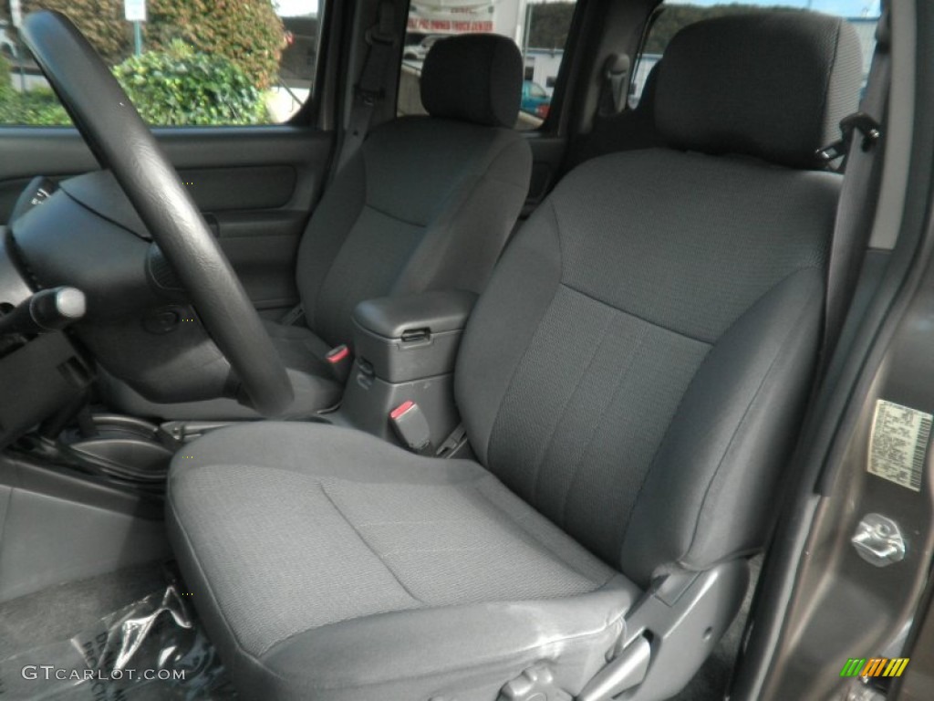 Charcoal Interior 2004 Nissan Frontier SC Crew Cab 4x4 Photo #55429074