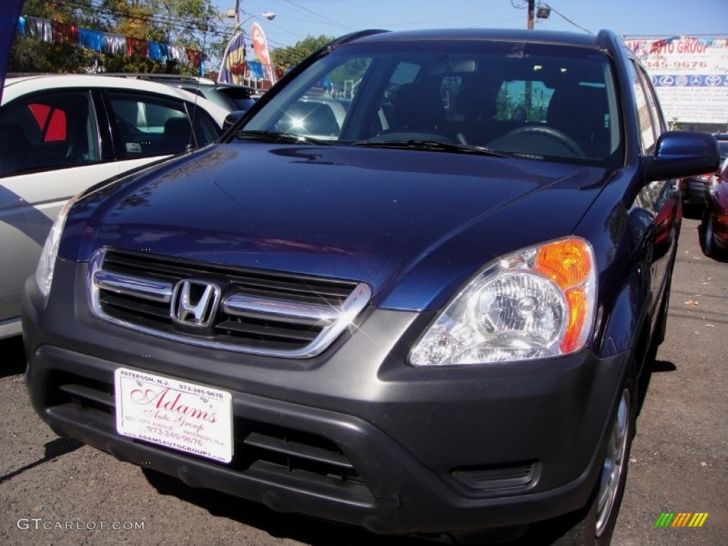 2004 CR-V EX 4WD - Eternal Blue Pearl / Black photo #1