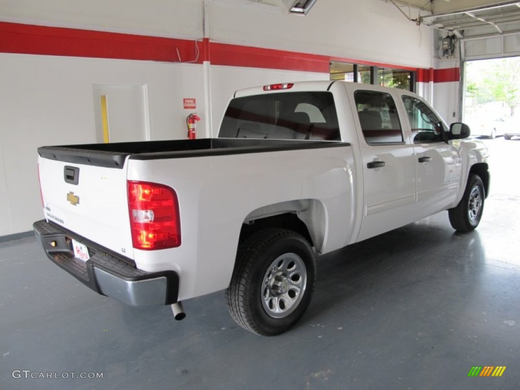 2010 Silverado 1500 LT Crew Cab - Summit White / Ebony photo #4