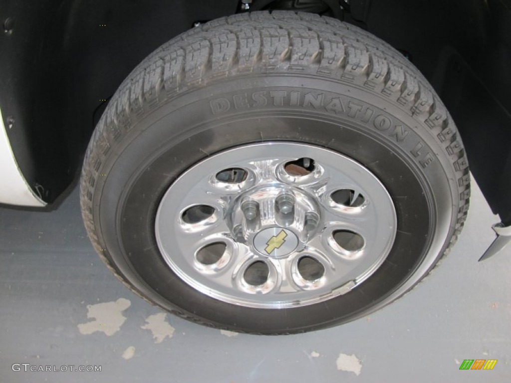 2010 Silverado 1500 LT Crew Cab - Summit White / Ebony photo #7