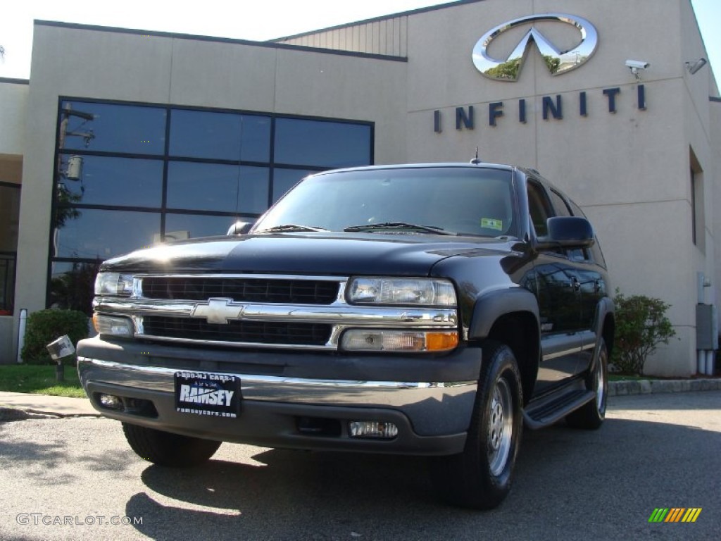 2003 Tahoe LS 4x4 - Black / Gray/Dark Charcoal photo #1