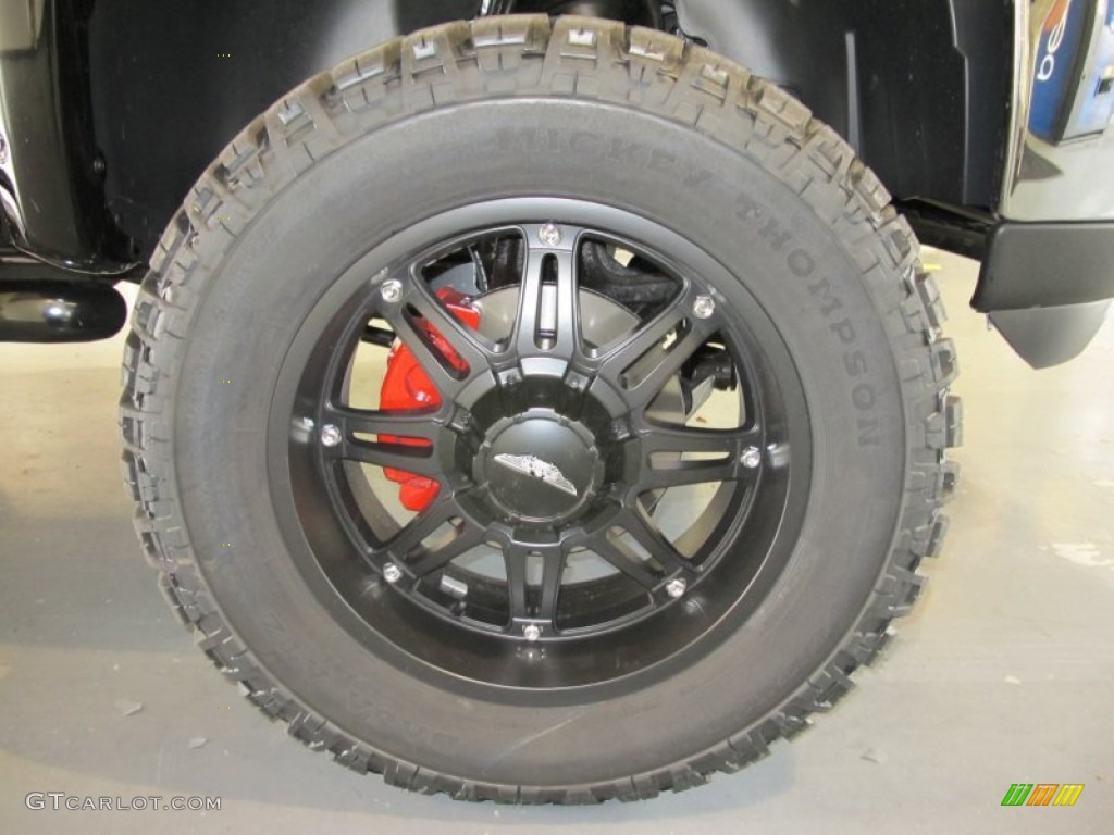 2012 GMC Sierra 1500 SLE Crew Cab 4x4 Custom Wheels Photo #55431375