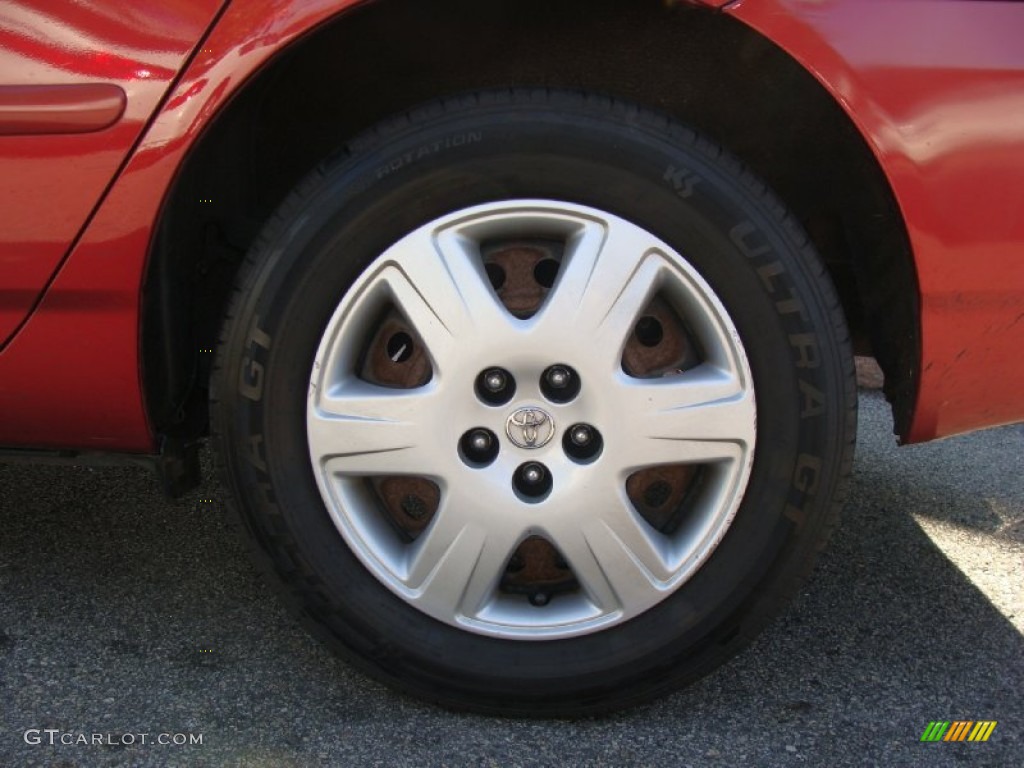 2006 Corolla LE - Impulse Red Pearl / Beige photo #4