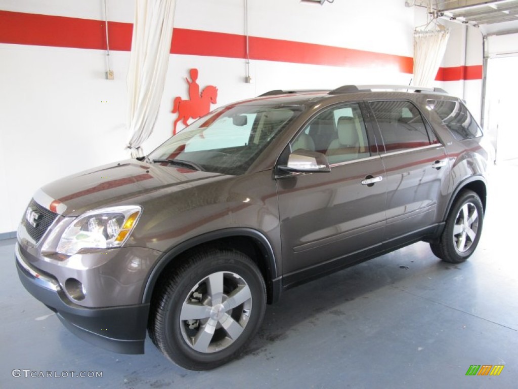 2012 Acadia SLT - Medium Brown Metallic / Cashmere photo #1