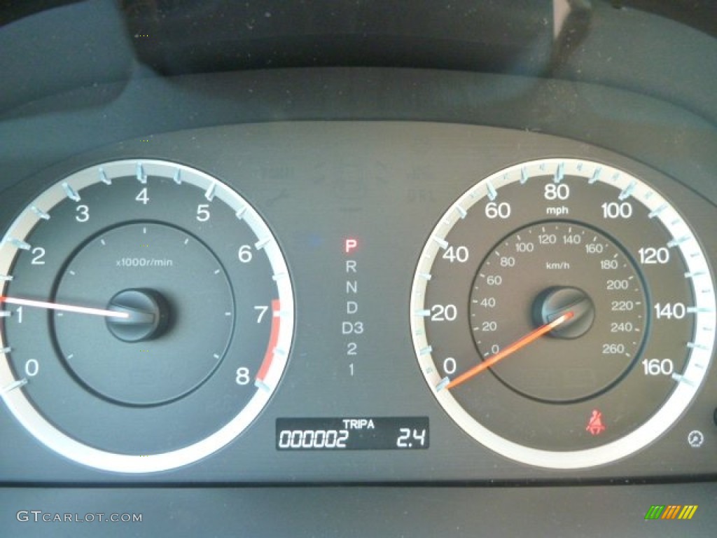 2012 Honda Accord LX Sedan Gauges Photo #55433442