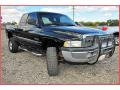 2001 Black Dodge Ram 2500 SLT Quad Cab 4x4  photo #10