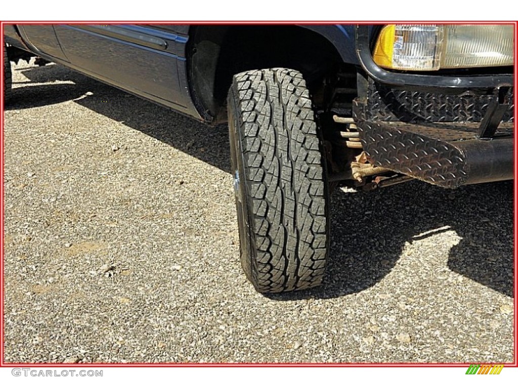 2001 Ram 2500 ST Quad Cab 4x4 - Patriot Blue Pearl / Agate photo #11