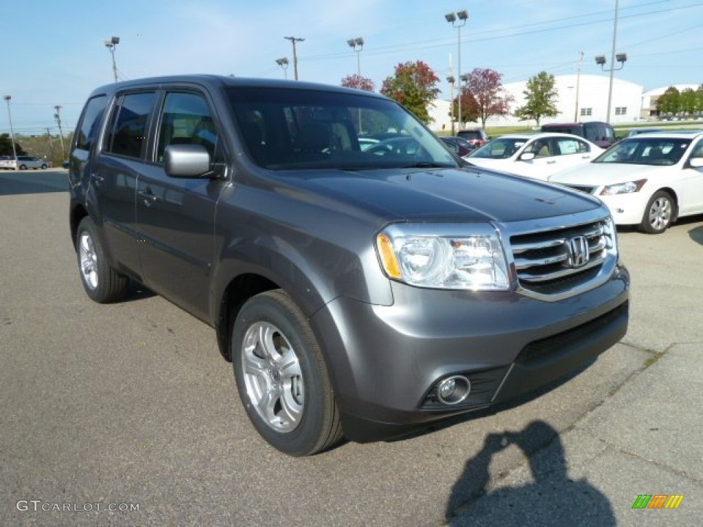 Polished Metal Metallic 2012 Honda Pilot EX-L 4WD Exterior Photo #55433982