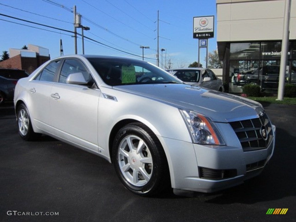 2009 CTS 4 AWD Sedan - Radiant Silver / Ebony photo #1